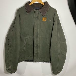 green work coat